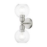 Sconces Double Glass by Livex Lighting ( 107 | 16972-91 Downtown ) 
