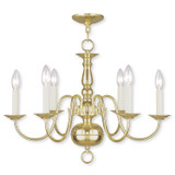 Mid. Chandeliers Candle by Livex Lighting ( 107 | 5006-02 Williamsburgh ) 