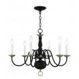 Mid. Chandeliers Candle by Livex Lighting ( 107 | 5006-04 Williamsburg ) 