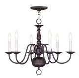 Mid. Chandeliers Candle by Livex Lighting ( 107 | 5006-07 Williamsburgh ) 