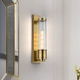Sconces Single Glass by Lucas + McKearn ( 175 | BB-WELLINGTON-AB Wellington ) 