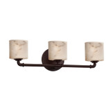 Bathroom Fixtures Three Lights by Justice Designs ( 102 | FAL-8463-30-DBRZ-LED3-2100 LumenAria ) 