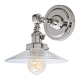 Sconces Single Glass by JVI Designs ( 261 | 1251-15 S1 Soho ) 