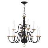 Mid. Chandeliers Candle by Livex Lighting ( 107 | 5012-04 Williamsburg ) 