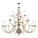Large Chandeliers Candle by Livex Lighting ( 107 | 5015-01 Williamsburgh ) 