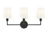 Bathroom Fixtures Three Lights by Millennium ( 59 | 99803-MB Leena ) 
