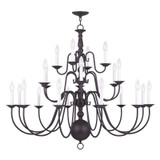 Large Chandeliers Candle by Livex Lighting ( 107 | 5015-07 Williamsburgh ) 