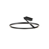 Semi-Flush Mts. Ring Shade/Halo by Kuzco Lighting ( 347 | SF27724-BK-3WCCT-UNV Roda ) 