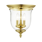 Flush Mounts Bowl Style by Livex Lighting ( 107 | 5021-02 Legacy ) 