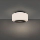 Flush Mounts Drum Shade by Modern Forms ( 281 | FM-12508-35-BK Preston ) 