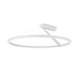 Semi-Flush Mts. Ring Shade/Halo by Kuzco Lighting ( 347 | SF27731-WH-3WCCT-UNV Roda ) 
