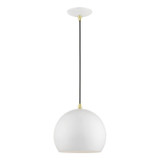 Pendants Glass Down by Livex Lighting ( 107 | 41181-69 Piedmont ) 