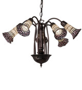 Mid. Chandeliers Glass Down by Meyda Tiffany ( 57 | 236533 Stained Glass Pond Lily ) 