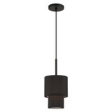 Mini Pendants Drum Shade by Livex Lighting ( 107 | 50271-04 Bainbridge ) 