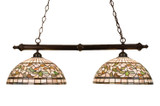 Linear/Island 2 Light Bar by Meyda Tiffany ( 57 | 18842 Tiffany Turning Leaf ) 
