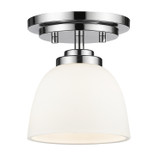 Flush Mounts Glass Down by Z-Lite ( 224 | 443F1-CH Ashton ) 