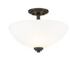 Semi-Flush Mts. Bowl Style by Z-Lite ( 224 | 443SF-MB Ashton ) 