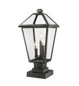 Exterior Post/Pier Head by Z-Lite ( 224 | 579PHBS-SQPM-BK Talbot ) 
