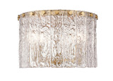 Flush Mounts Drum Shade by Z-Lite ( 224 | 1943F12-MGLD Glacier ) 