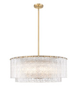 Mid. Chandeliers Glass Down by Z-Lite ( 224 | 1943P32-2-MGLD Glacier ) 