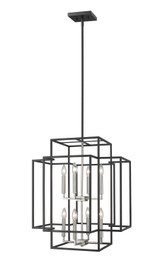 Foyer/Hall Lanterns Open Frame by Z-Lite ( 224 | 454-28BK-BN Titania ) 