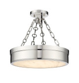 Semi-Flush Mts. Bowl Style by Z-Lite ( 224 | 1944SF15-PN-LED Anders ) 