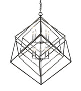 Foyer/Hall Lanterns Open Frame by Z-Lite ( 224 | 457-10CH-MB Euclid ) 