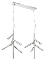 Linear/Island 4 Light + by Z-Lite ( 224 | 917-6CH-LED-2LCH Forest ) 