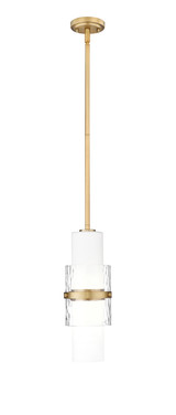 Mini Pendants Glass Down by Z-Lite ( 224 | 1946P-ROD-MGLD Cayden ) 