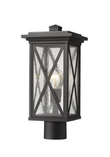 Exterior Post/Pier Head by Z-Lite ( 224 | 583PHMR-BK Brookside ) 