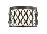 Flush Mounts Drum Shade by Z-Lite ( 224 | 1948F12-MB Harden ) 