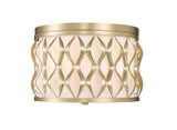 Flush Mounts Drum Shade by Z-Lite ( 224 | 1948F12-MGLD Harden ) 