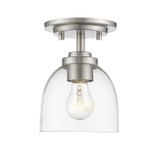 Semi-Flush Mts. Glass Down by Z-Lite ( 224 | 460F1-BN Ashton ) 