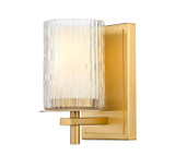 Sconces Single Glass by Z-Lite ( 224 | 1949-1S-MGLD Grayson ) 