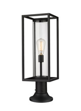 Exterior Post/Pier Head by Z-Lite ( 224 | 584PHMR-553PM-BK Dunbroch ) 