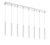 Linear/Island 4 Light + by Z-Lite ( 224 | 917MP12-WH-LED-8LCH Forest ) 