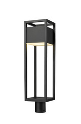 Exterior Post/Pier Head by Z-Lite ( 224 | 585PHBR-BK-LED Barwick ) 