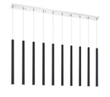 Linear/Island 4 Light + by Z-Lite ( 224 | 917MP24-MB-LED-10LCH Forest ) 