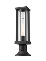 Exterior Post/Pier Head by Z-Lite ( 224 | 586PHMR-553PM-BK Glenwood ) 