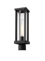 Exterior Post/Pier Head by Z-Lite ( 224 | 586PHMR-BK Glenwood ) 