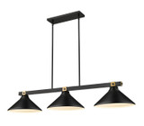 Linear/Island 3 Light Bar by Z-Lite ( 224 | 1955-3MB-RB-MMB Bronte ) 