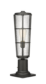 Exterior Post/Pier Head by Z-Lite ( 224 | 591PHB-533PM-BK Helix ) 