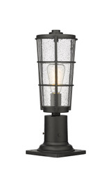 Exterior Post/Pier Head by Z-Lite ( 224 | 591PHM-533PM-BK Helix ) 