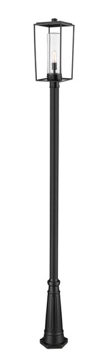 Exterior Post/Pier Head by Z-Lite ( 224 | 594PHBR-519P-BK Sheridan ) 