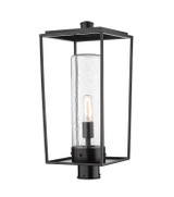 Exterior Post/Pier Head by Z-Lite ( 224 | 594PHBR-BK Sheridan ) 