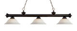 Linear/Island 3 Light Bar by Z-Lite ( 224 | 200-3BRZ-WM16 Riviera ) 