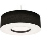 Mid. Chandeliers Drum Shade by AFX Lighting ( 162 | MCP3044L5AJUDSN-BK Montclair ) 