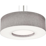 Mid. Chandeliers Drum Shade by AFX Lighting ( 162 | MCP3044MBSN-GY Montclair ) 