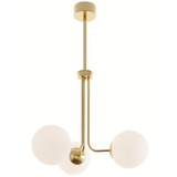 Mini Chandeliers Glass Shade by AFX Lighting ( 162 | METP27L30D1SB Metropolitan ) 