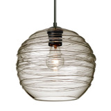 Mini Pendants Glass Down by Besa ( 74 | 1JC-462702-BK Besa Wave 10 Pendant ) 